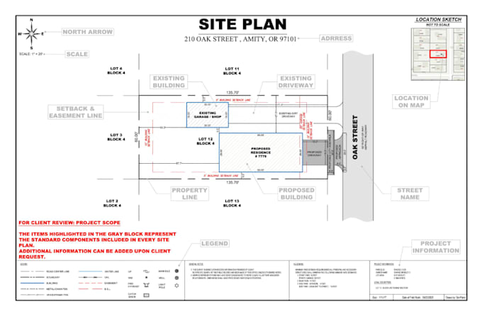 create a fast, accurate permit ready site plan