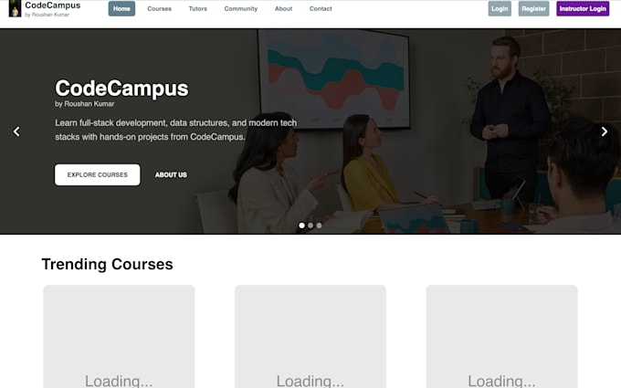 develop a full stack web app