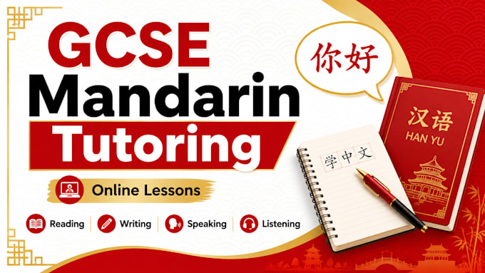 tutor you in gcse mandarin chinese