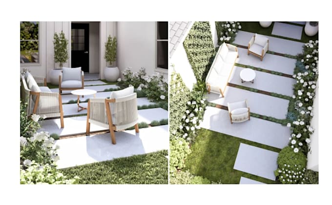design your garden, backyard, patio