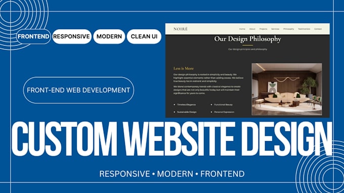 create responsive front end websites