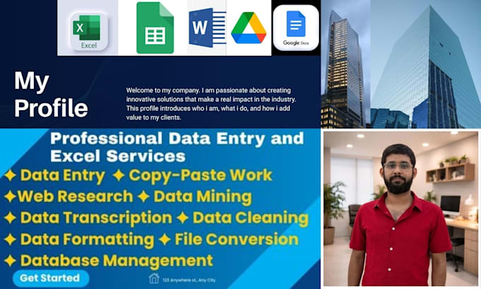 be your virtual assistant for web research,copy pasting,data entry,data mining