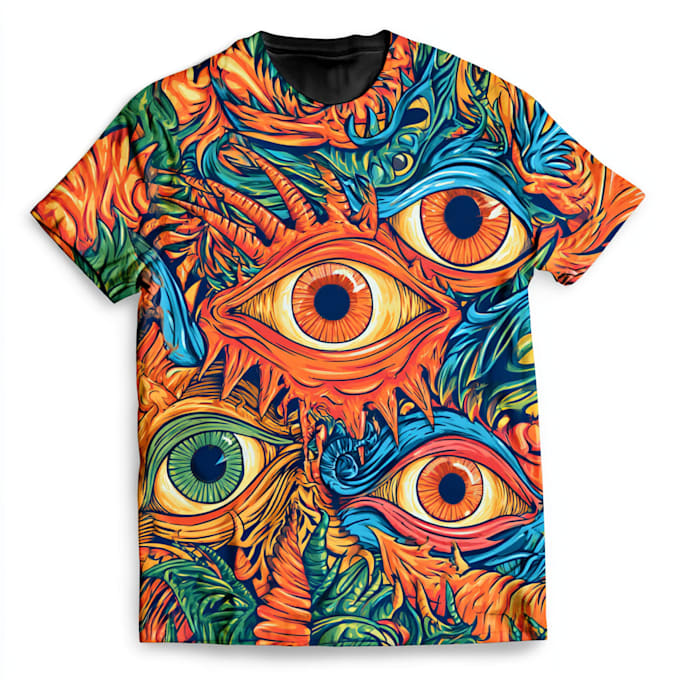 create custom streetwear t shirt design