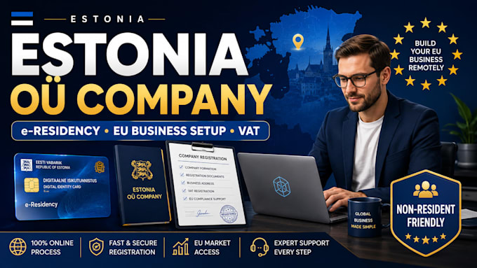 register estonia oÜ company with e residency and eu business setup