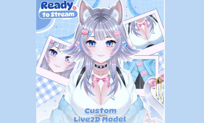 design and rig high quality live2d vtuber model anime vtuber live 2d vtuber