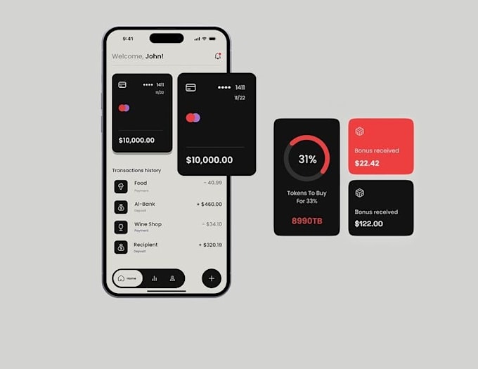 develop a fintech app, payment app, digital wallet, or banking app