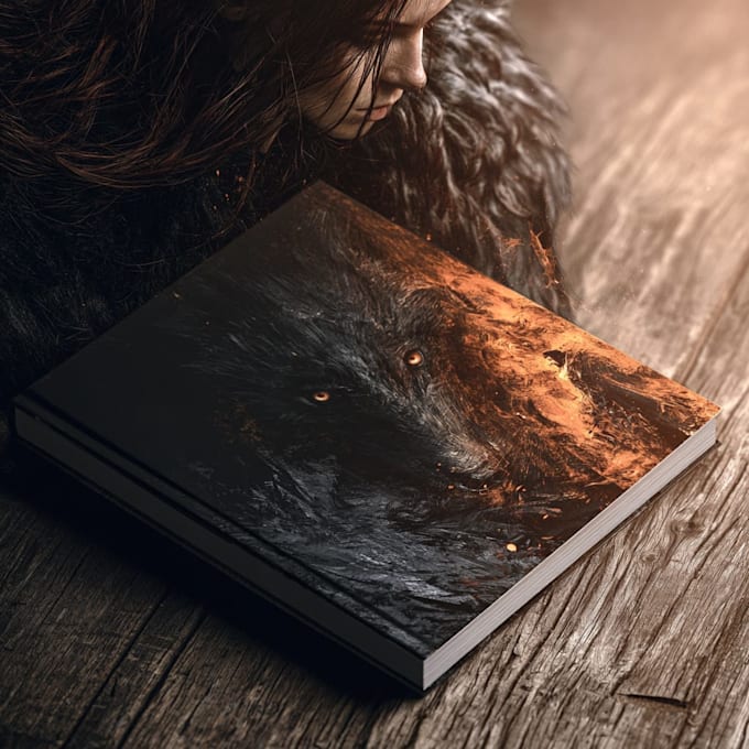 create an epic fantasy cover with magical artwork