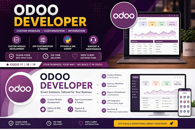 develop custom odoo modules and customize odoo erp