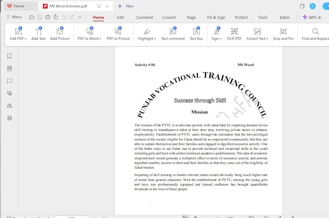professional microsoft word excel and powerpoint tasks