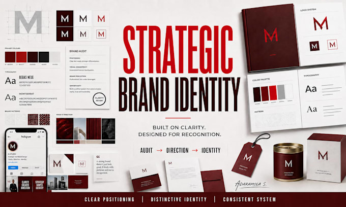 design a strategic brand identity and brand style guide