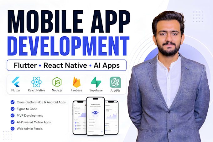 do mobile app development flutter developer react native ai mobile app
