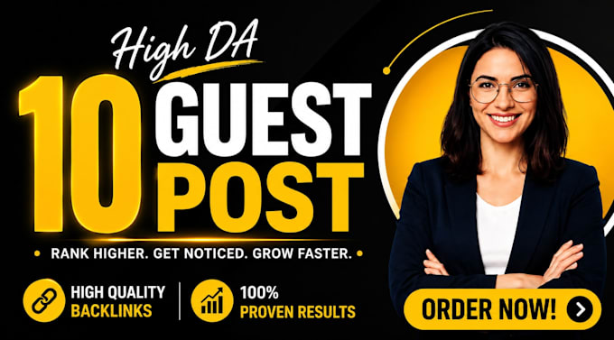 publish guest post backlinks on high da websites