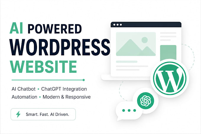 build an ai powered wordpress website with chatbot and automation