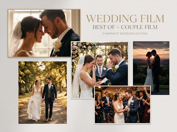 elegant wedding film video editing