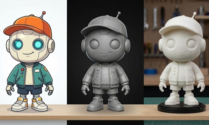 create custom 3d toy models, action figures and collectible prototypes