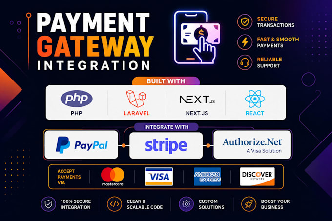 do any payment gateway integration