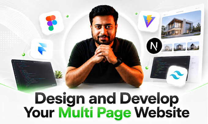 design and develop your multi page website
