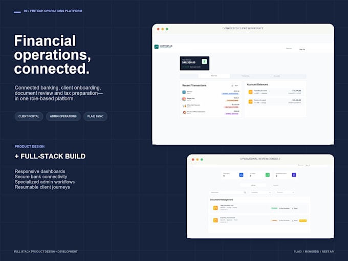 develop a custom web application and saas dashboard