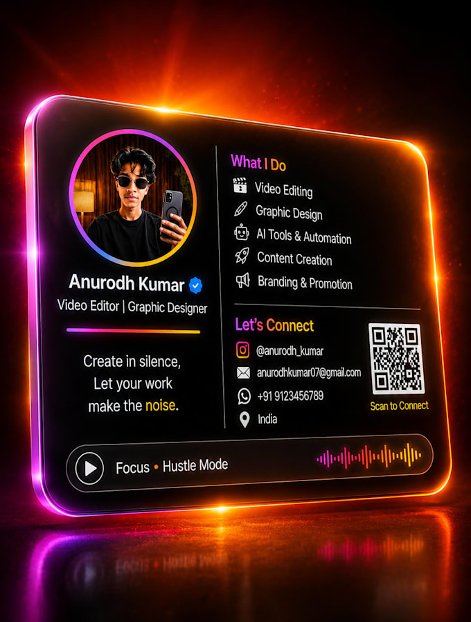 design a professional business card