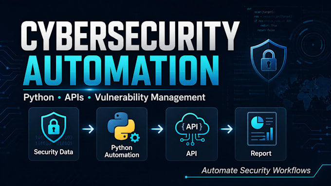 automate cybersecurity workflows using python and apis