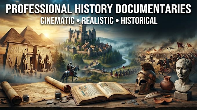 create a professional history documentary video for youtube