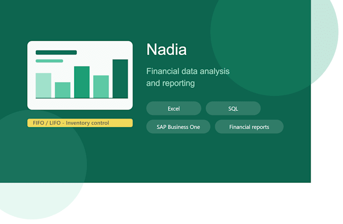 do financial reports and data entry