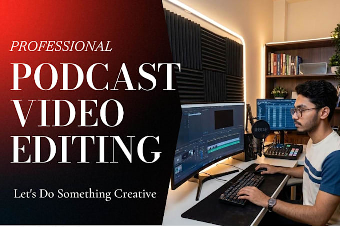 professionally edit your podcast video for youtube and social media
