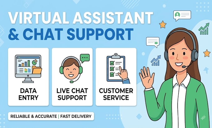 be your virtual assistant for live chat
