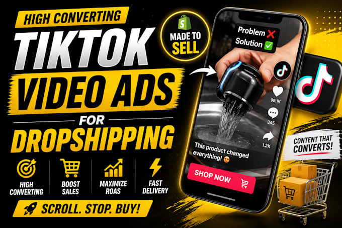 write viral tiktok ad scripts for dropshipping