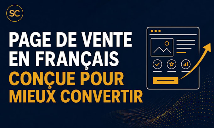 write high converting french sales page copy
