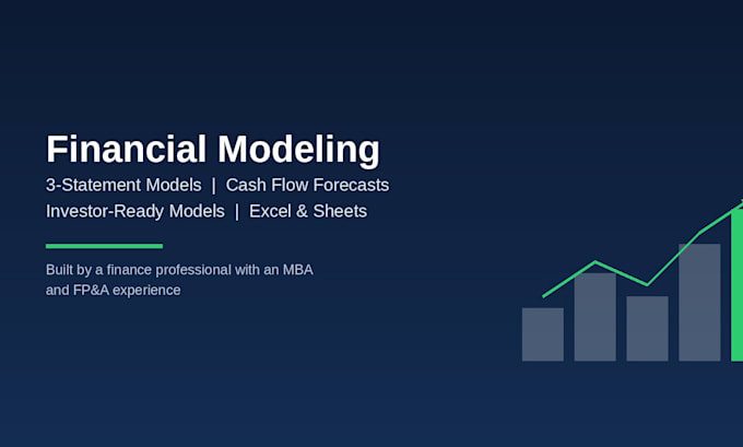 build a 3 statement financial model and cash flow forecast