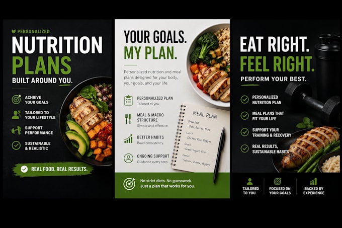 create a personalized nutrition and meal plan for your goals