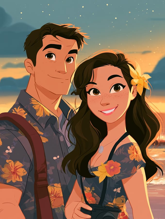 draw disney cartoon illustration
