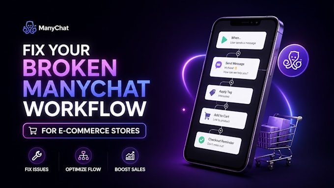 fix your broken manychat workflow for ecommerce stores