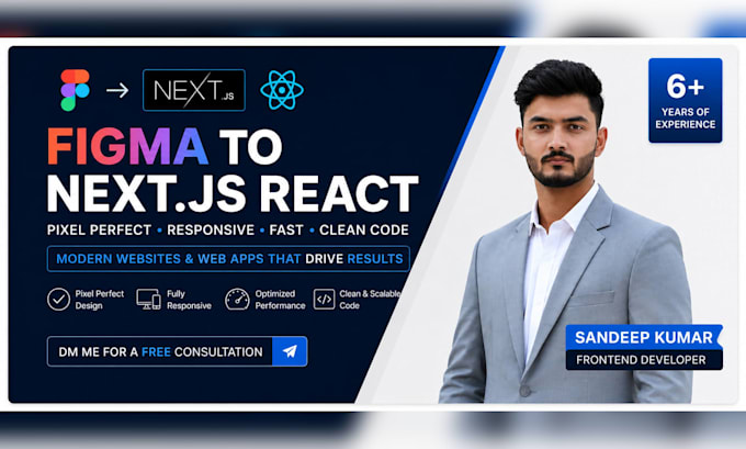 convert figma xd to react next with pixel perfect responsive UI