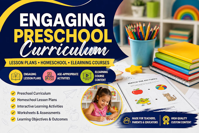 create engaging preschool curriculum homeschool lesson plans, elearning courses