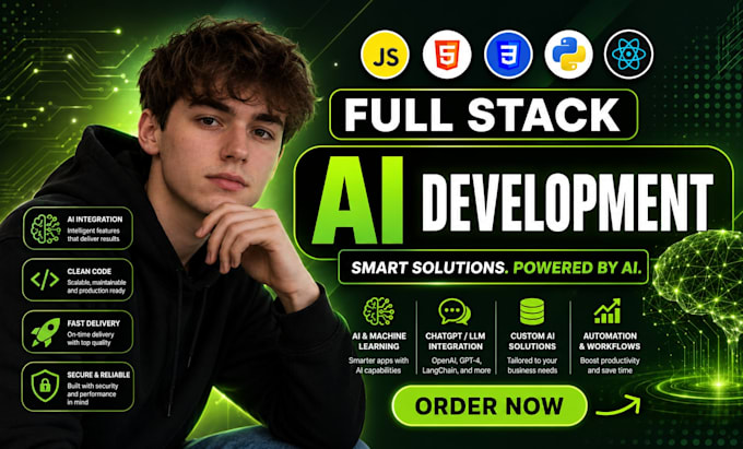build ai powered web, mobile and automation applications