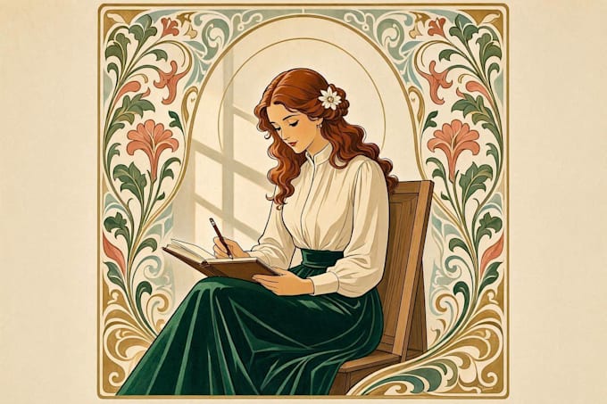 design anything in art nouveau style