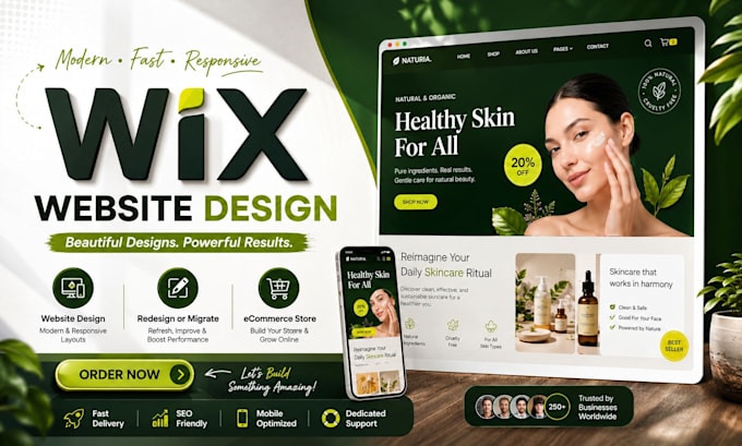 create, rebuild responsive wix studio website velo customization wix bug fix