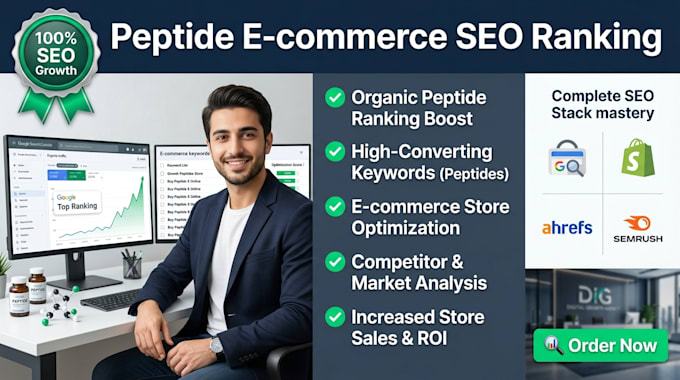 rank your peptide ecommerce store with high converting SEO