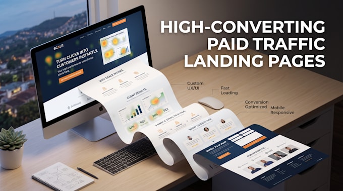 build a direct response landing page for paid traffic