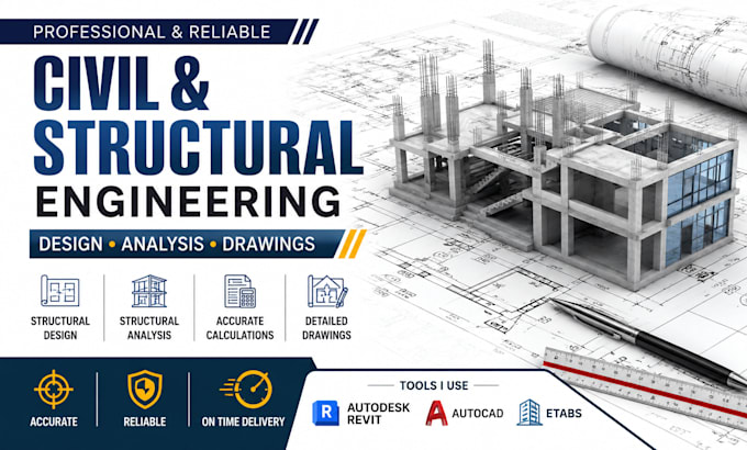 civil engineer, structural engineer structural design structural analysis, etabs