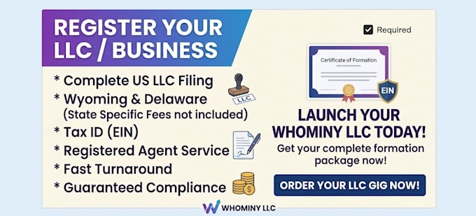 create whominy llc registration solutions