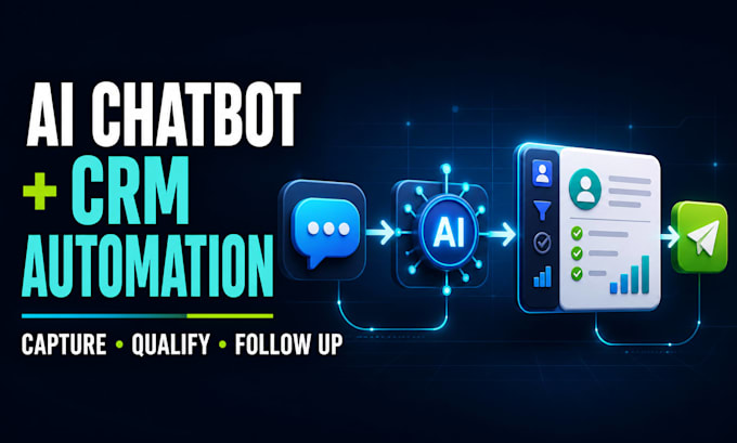 build an ai chatbot funnel with CRM automation