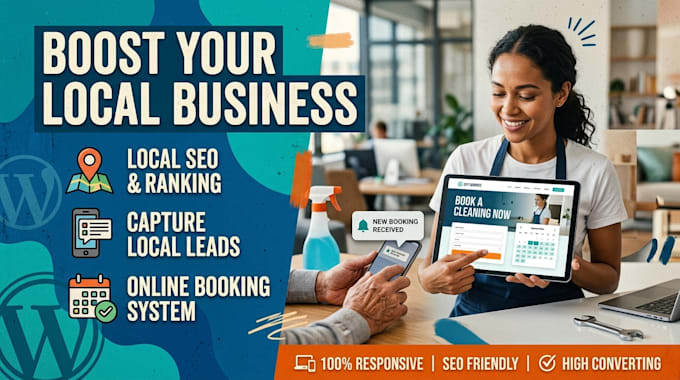 design a wordpress website for service businesses