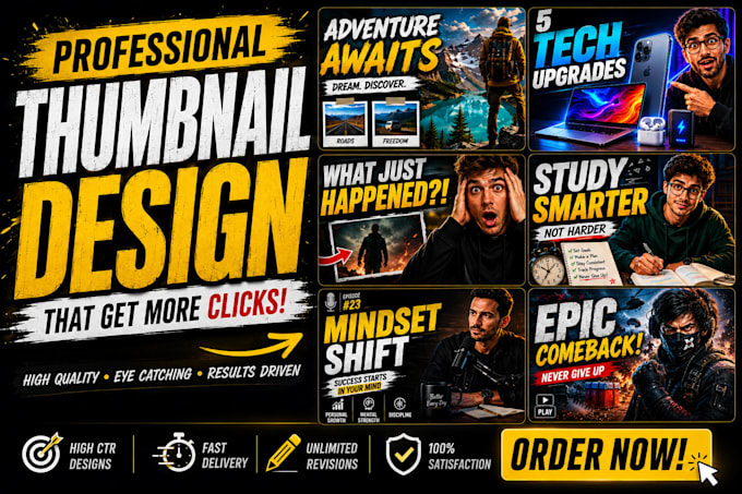 design clickbait youtube thumbnail
