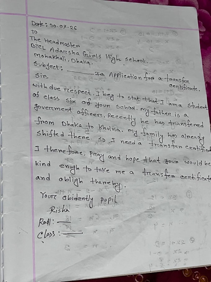 write beautiful or messy handwriting for you