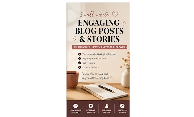write personalized relationship advice blog post