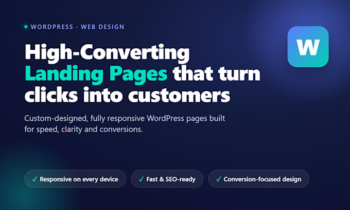 build a fast landing page in wordpress elementor or nextjs