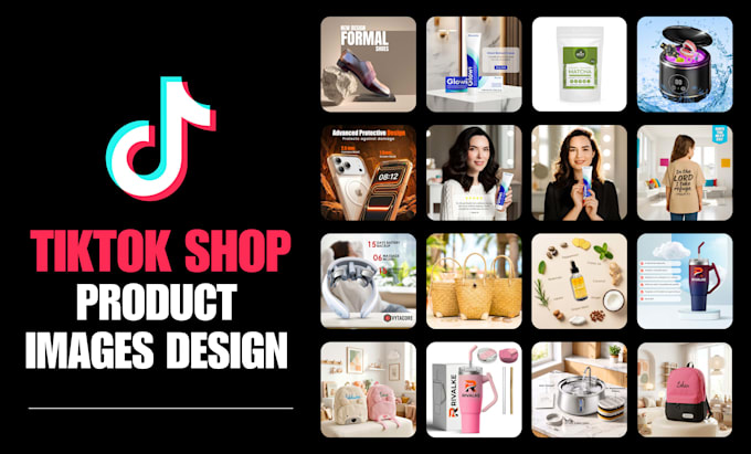 design scroll stopping tik tok shop product listing images